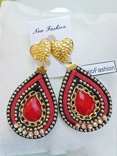 Zarcillos Artesanales Exclusivos Hechos A Mano Ref:02