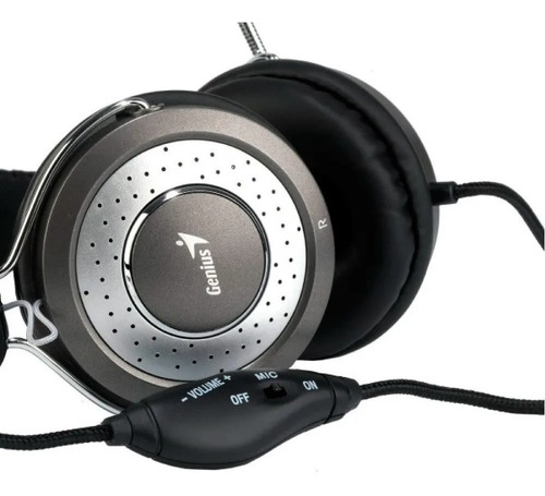 Auriculares Con Microfono Genius Hs-04su Gamer Pc Zoom Skype