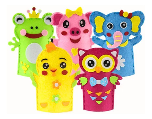 Titeres Diy. Crea Tus Personajes. Kit De Manualidades