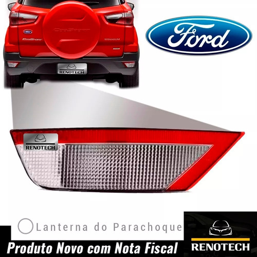 Lanterna Parachoque Lado Esquerdo Ecosport 13-18 Luz De Ré