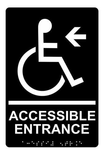 Compliancesigns Letra Entrada Accesible Izquierda Braille 9