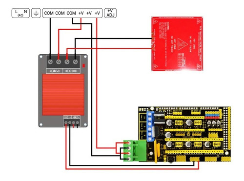 Mosfet 12-24v Até 30-40a Para Mesa Aquecida Impressora 3d