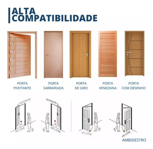 Fechadura Touch Smart Wifi Biométrica App Tuya Português Voz