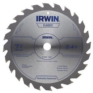 Hoja De Sierra Circular Para Madera 7.1/4  40 Dientes Irwin