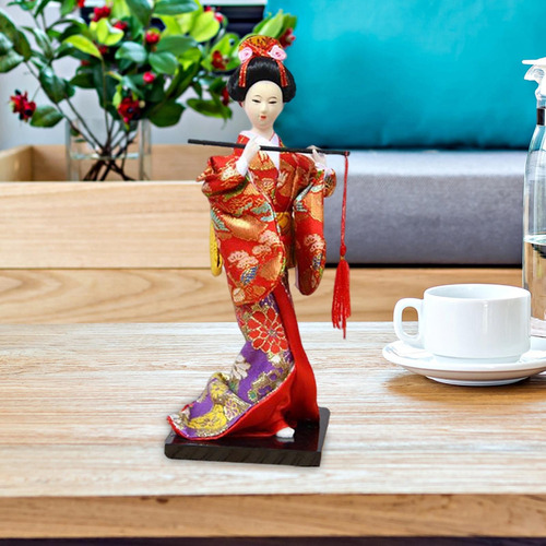 3 Peças De 11 Polegadas Quimono Japonês Boneca Gueixa
