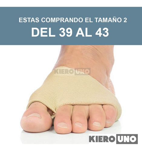 Plantillas Protector Metatarso Almohadilla De Silicona