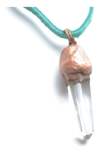  Collar De Cuarzo Cristal , Piedra De Proteccion, Reiki