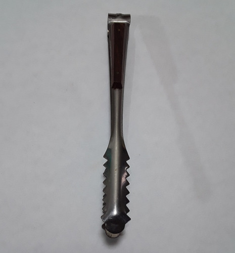 Imagen 2 de 2 de Pinza Para Hielo En Acero Inoxidable