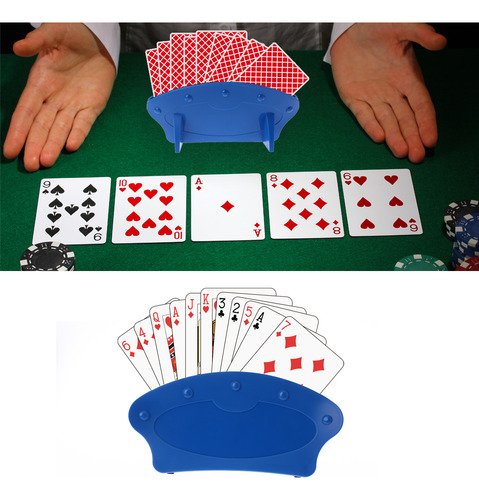 (r) Juego De Mesa De Póquer Con Soporte Manos Libres Para