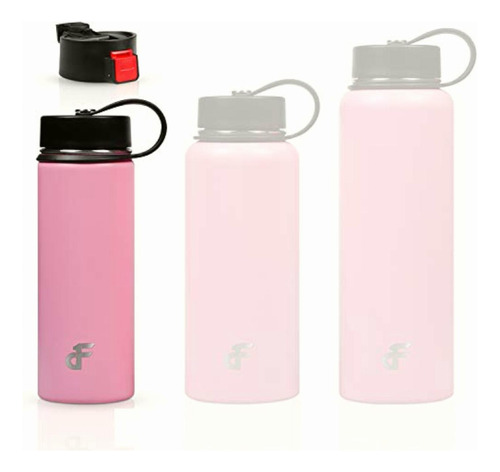 Day 1 Fitness 40 Oz. Double Wall Ss Wide Mouth Water Bottle