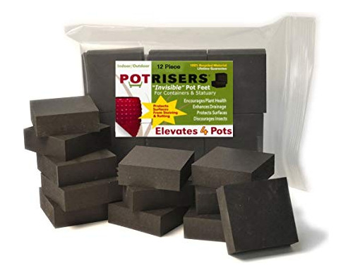 Potrisers Prb2  12 Invisible Pot Pies Negro 12 Pack Admite 3