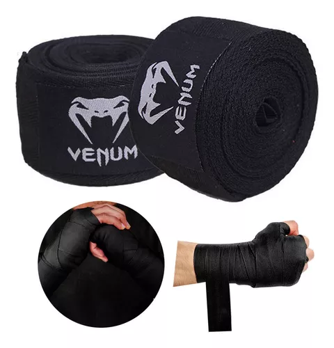 Venum Kontact vendajes de boxeo de 2,5 m - rojo