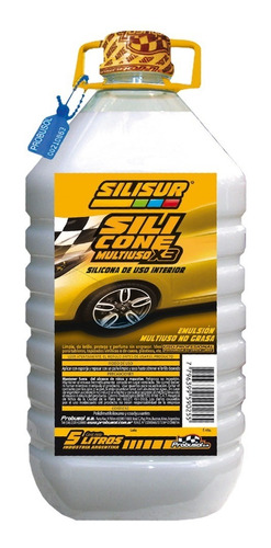 Silicona Líquida X-3 Perfumada Limón Carwash 5lts