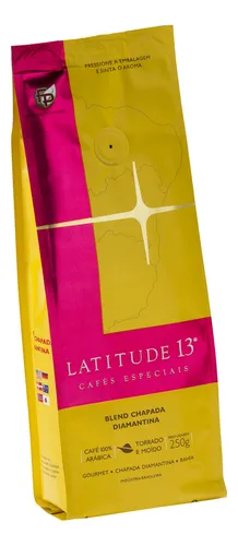 Café Moído Latitude 13 Blend Chapada Diamantina 250g