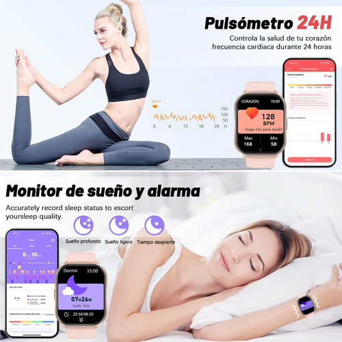 Reloj Smartwatch Reloj Inteligente Bluetooth Llamada 2.01''