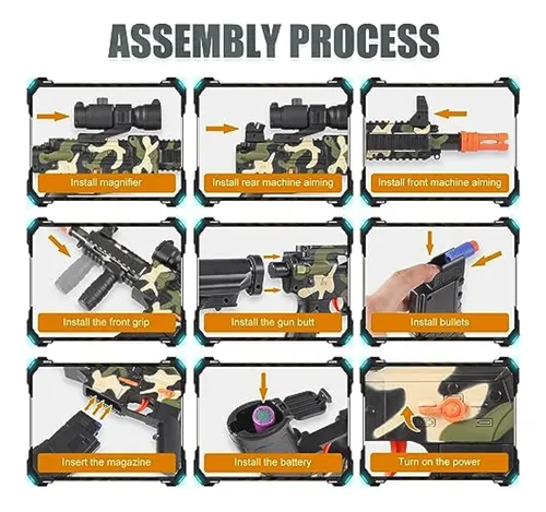 Pistola De Espuma De Juguete Realista, Rifle
