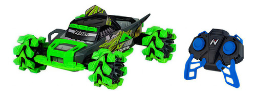 Auto A Radio Control Remoto 4x4 Camioneta Nikko Gigante Rock Color Verde