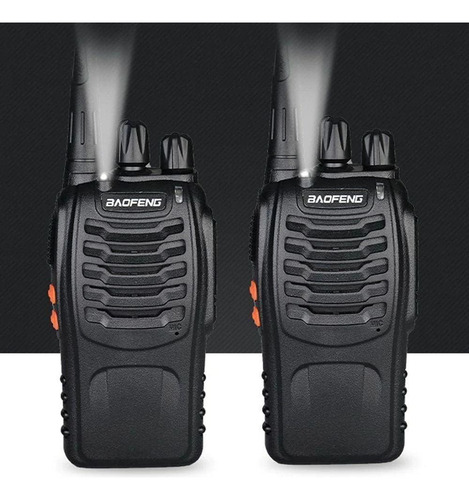 Radio Walkie Talkie Baofeng Bf-888s Uhf X2 Bateria 2800m Ah
