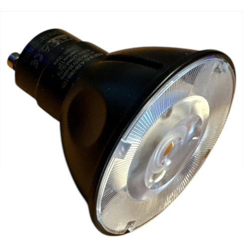 Dicroica Led 6.5w Dimerizable Aluminio Negro 12° Macroled