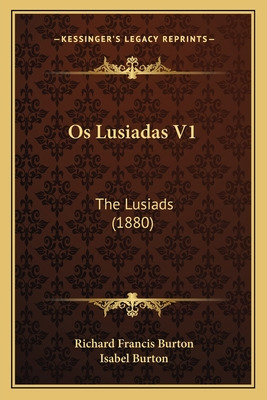 Libro Os Lusiadas V1: The Lusiads (1880) - Burton, Isabel