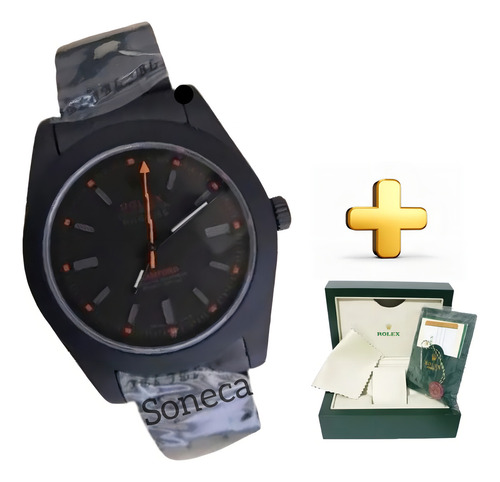 Rolex Milgauss Bamford Black Base Eta 2840, acero 904L completo