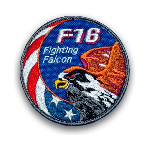 F16 Fighting Falcon Patch - Parche Bordado F-16 Usa
