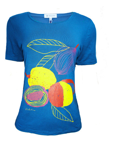 T-shirt Estampa Frutas - Dudalina