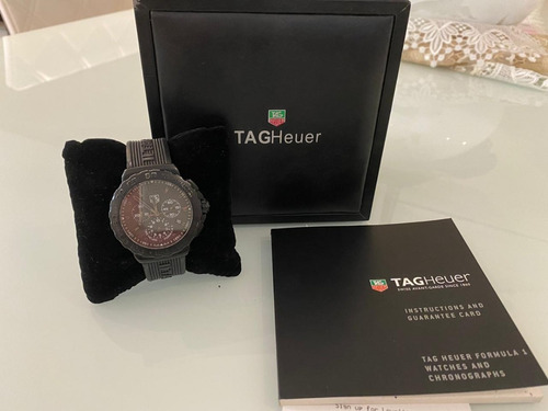 Relógio Tag Heuer Formula 1 Black Cau1114 - Original Cx 42mm