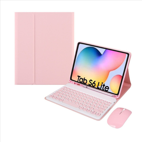 Funda Con Teclado Y Ratón Para Samsung Galaxy Tab S6 Lite P6