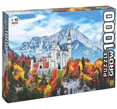 Jogo Quebra Cabeça Paisagem Castelo Alemanha 1000 Pçs Puzzle