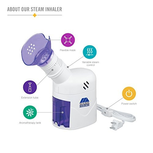 Mabis Personal Del Vapor Vaporizador Inhalador Para El Aliv