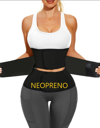 Faja Reloj De Arena Termoreductora Unica Neopreno Sauna Gym