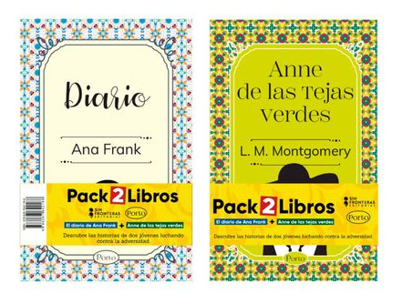 Libro Pack Diario De Ana Frank Y Anne De Las Tejas Verdes