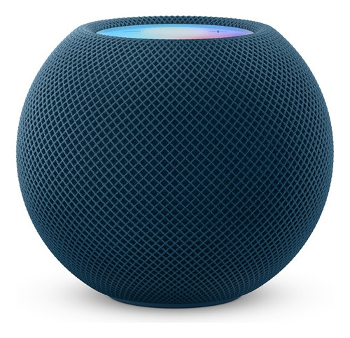 Apple HomePod Mini con asistente virtual Siri azul