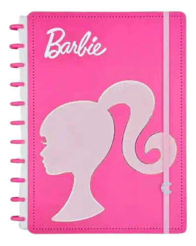 Caderno Inteligente Médio Fichário Escolar Feminino Barbie