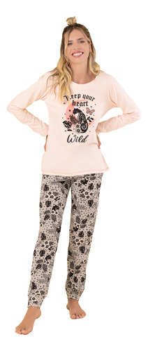 Pijama De Algodón Estampado So Pink Nueva Colección 