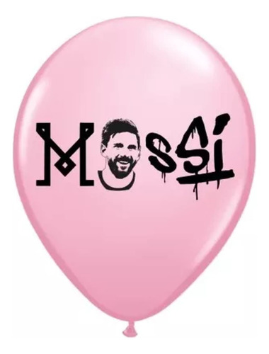 Globos Latex Messi Inter Miami  X 10 