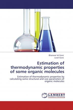 Libro Estimation Of Thermodynamic Properties Of Some Orga...