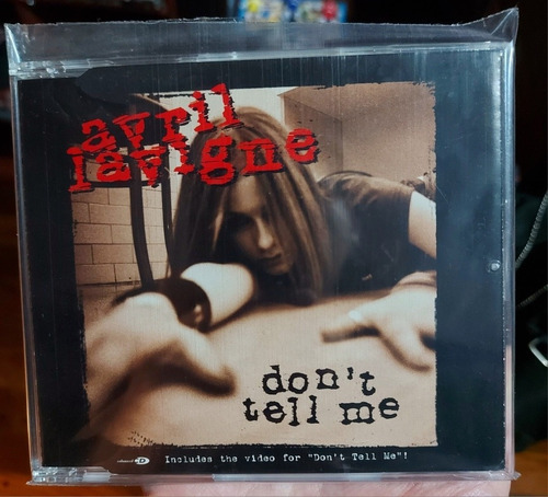 Avril Lavigne Don't Tell Me, Single Full Tracks Europeo 