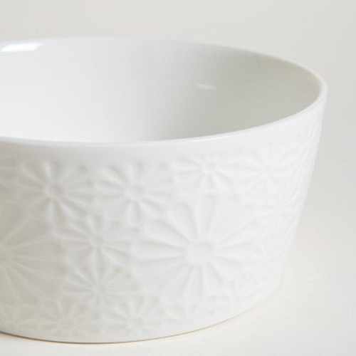 Imagen 2 de 6 de Ensaladera Bowl Ceramica Trama Margarita 17x8cm