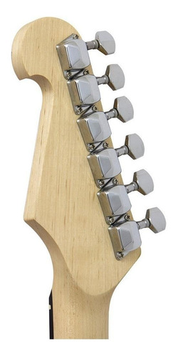 Guitarra elétrica Thomaz TEG-320 de madeira maciça natural com diapasão de pau-rosa
