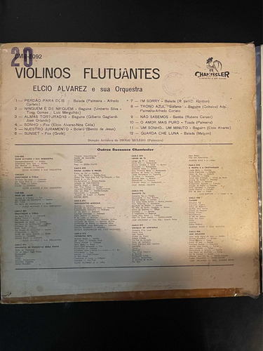 Lp Elcio Alvares E Orquestra Violinos Flutuantes (Usado)