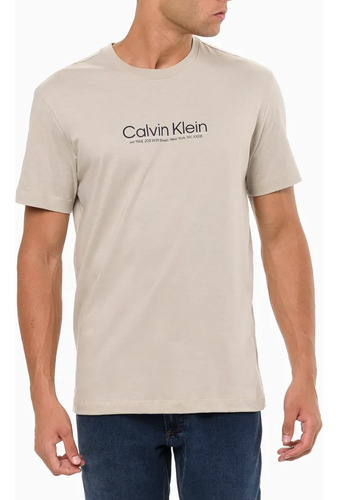 Camiseta Calvin Klein Logo Est 1968 