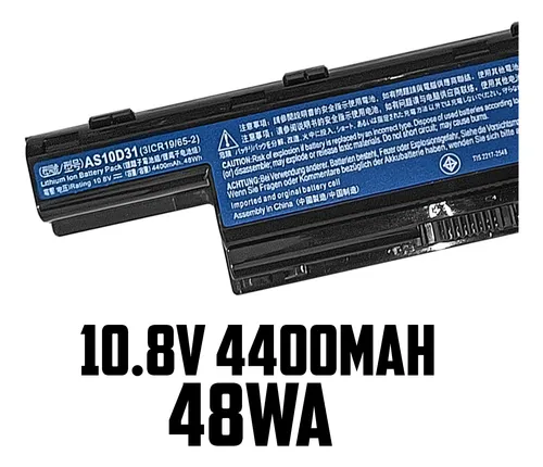 Bateria Acer Aspire E1-531-2697 As10d75 As10d81 Original