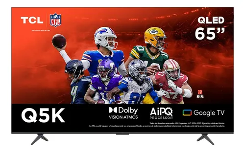 Smart Tv Pantalla 65 65q5k Tcl Google Qled 4k Voice Control
