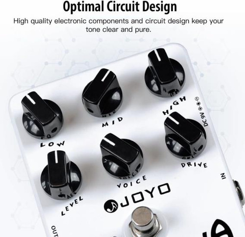 Joyo Overdrive Pedal De Distorsión Simulador De Amplificador