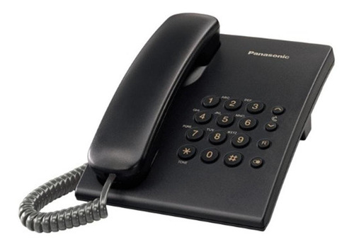 Imagen 1 de 1 de Teléfono fijo Panasonic KX-TS500 negro