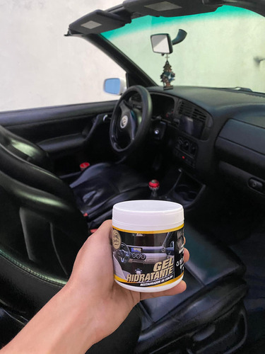 Abrillantador Gel De Silicon Automotriz Con Esponja Y Aroma Color Agua