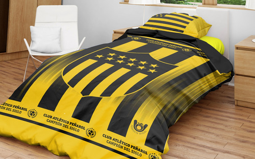 Acolchado Club Atlético Peñarol 1 Plaza  Producto Oficial!!!