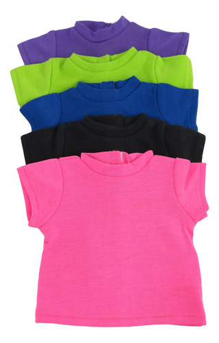 American Fashion World Camisetas De Colores Vibrantes Para .